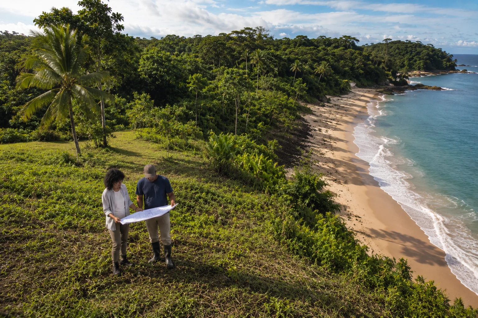 Beachfront land in Panama — coastal construction restrictions, maritime zone, Biotopos Arquitectura