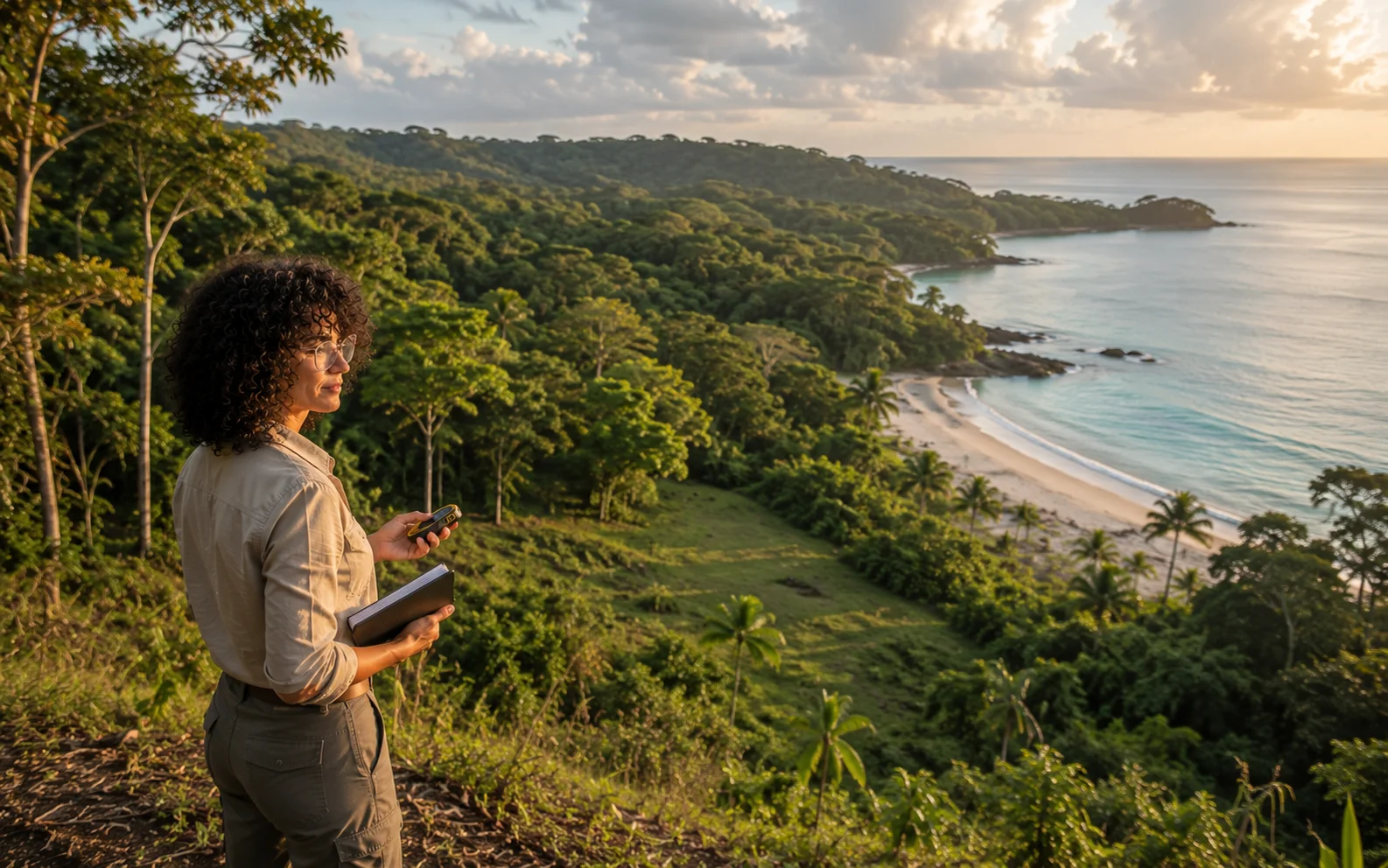 Beachfront land in Panama with construction potential — viability, coastal regulations, tropical architecture, Biotopos Arquitectura