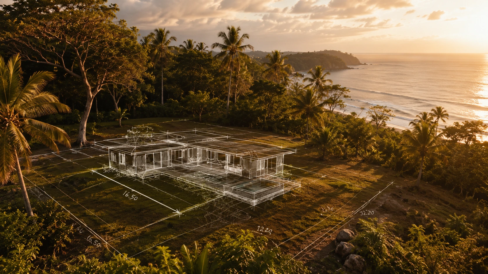 Components of a construction budget in Panama — structure, finishes, installations, bioclimatic housing, Biotopos Arquitectura