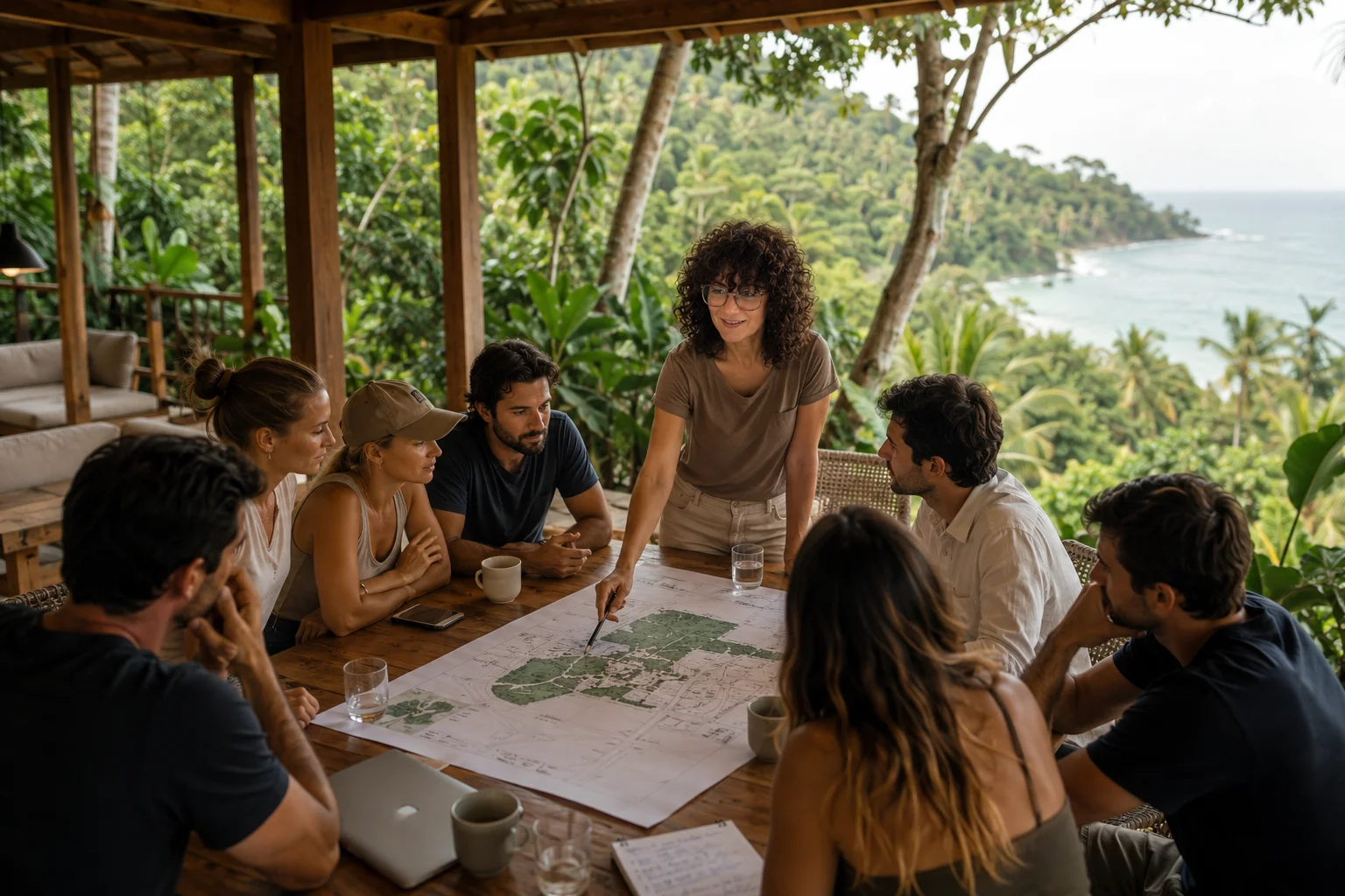 Group planning an intentional community with an architect in Panama — sustainable communities Biotopos Architecture