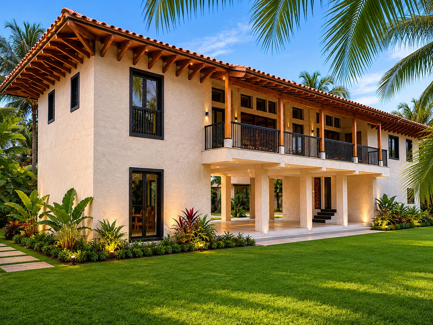 Villa San Diego — bioclimatic coastal home in María Chiquita, Costa Arriba de Colón, Panama — Biotopos Architecture
